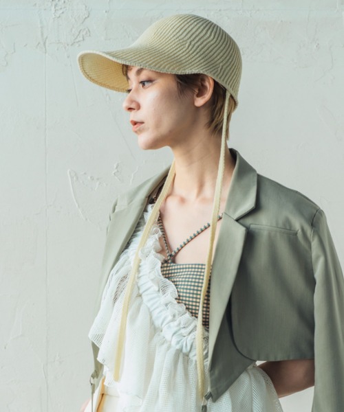 ORIENT（オリエント）の「CLAM【ｸﾗﾑ】（キャップ・レディース・モカ/アイボリー/チャコールグレー/ブルー・FREE）」の20枚目の写真