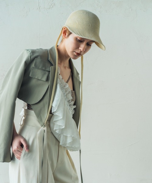 ORIENT（オリエント）の「CLAM【ｸﾗﾑ】（キャップ・レディース・モカ/アイボリー/チャコールグレー/ブルー・FREE）」の5枚目の写真