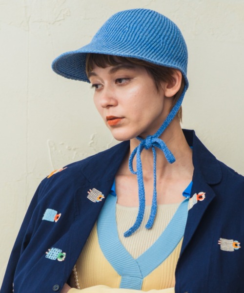 ORIENT（オリエント）の「CLAM【ｸﾗﾑ】（キャップ・レディース・モカ/アイボリー/チャコールグレー/ブルー・FREE）」の8枚目の写真