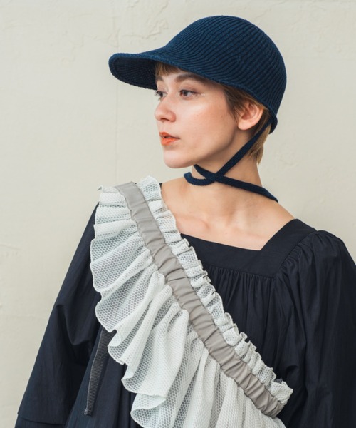 ORIENT（オリエント）の「CLAM【ｸﾗﾑ】（キャップ・レディース・モカ/アイボリー/チャコールグレー/ブルー・FREE）」の15枚目の写真