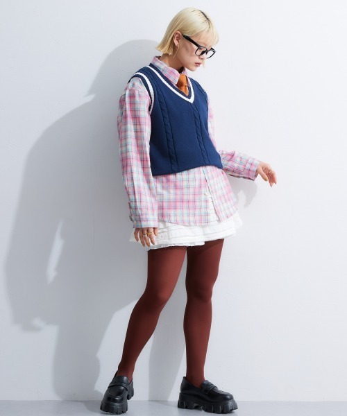 TTOL（トール）の「フリルスカパン（スカート・レディース・アイボリー/ブラック・M-L/L-XL）」の22枚目の写真