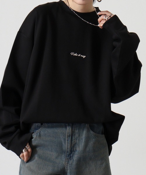 Naive magic（ナイーブマジック）の「NAIVE MAGIC ダンボールニットバックプリントC/N（スウェット・メンズ・ホワイト/ブラック/ブルー・M/L）」の17枚目の写真