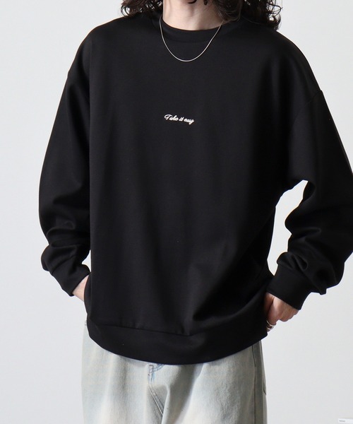 Naive magic（ナイーブマジック）の「NAIVE MAGIC ダンボールニットバックプリントC/N（スウェット・メンズ・ホワイト/ブラック/ブルー・M/L）」の22枚目の写真