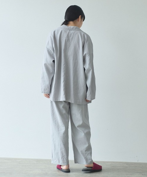 yuni(ユニ )の「hightwist コットン product dye イージーパンツ(その他パンツ・レディース・グレー/ブラック/ブルー・FREE)」の10枚目の写真