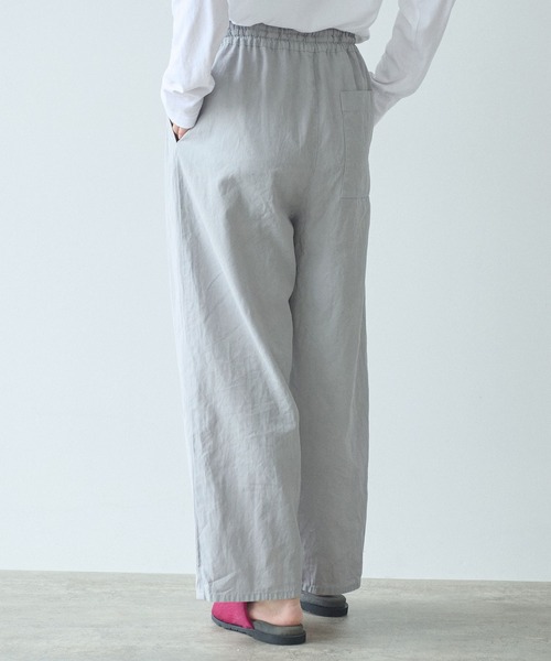 yuni(ユニ )の「hightwist コットン product dye イージーパンツ(その他パンツ・レディース・グレー/ブラック/ブルー・FREE)」の15枚目の写真
