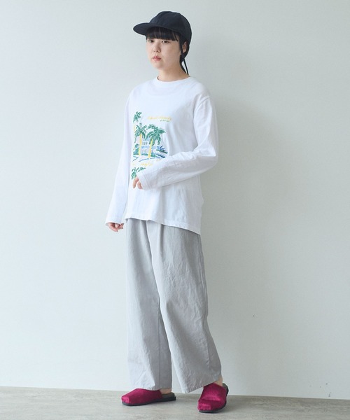 yuni(ユニ )の「hightwist コットン product dye イージーパンツ(その他パンツ・レディース・グレー/ブラック/ブルー・FREE)」の11枚目の写真