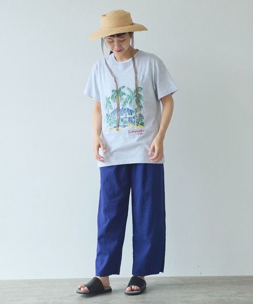 yuni(ユニ )の「hightwist コットン product dye イージーパンツ(その他パンツ・レディース・グレー/ブラック/ブルー・FREE)」の19枚目の写真