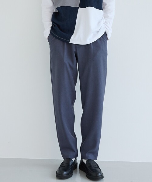 THE SHOP TK （ザ ショップ ティーケー ）の「【CAVIAN/キャビアン】リサイクルシャークスキンイージーパンツ セットアップ可（その他パンツ・メンズ・ブルーグリーン/ブラック/チャコールグレー/ブルー系その他・04/03/02/01）」の4枚目の写真