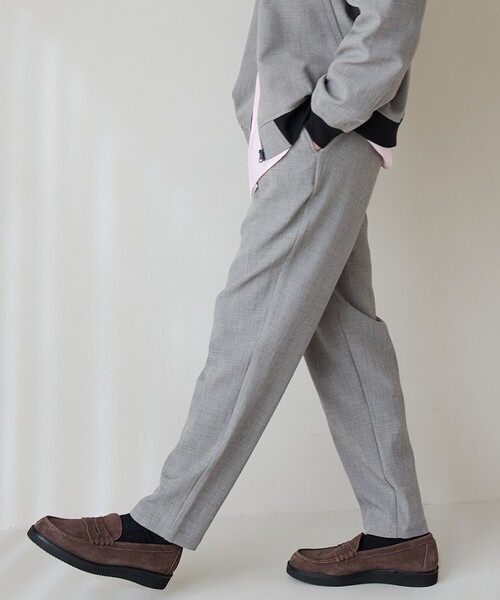 THE SHOP TK （ザ ショップ ティーケー ）の「【CAVIAN/キャビアン】リサイクルシャークスキンイージーパンツ セットアップ可（その他パンツ・メンズ・ブルーグリーン/ブラック/チャコールグレー/ブルー系その他・04/03/02/01）」の3枚目の写真