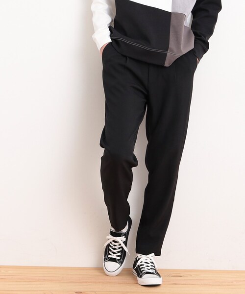 THE SHOP TK （ザ ショップ ティーケー ）の「【CAVIAN/キャビアン】リサイクルシャークスキンイージーパンツ セットアップ可（その他パンツ・メンズ・ブルーグリーン/ブラック/チャコールグレー/ブルー系その他・04/03/02/01）」の2枚目の写真