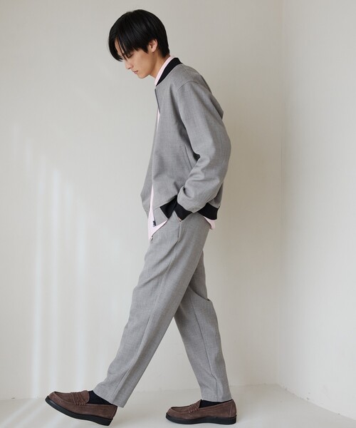 THE SHOP TK （ザ ショップ ティーケー ）の「【CAVIAN/キャビアン】リサイクルシャークスキンイージーパンツ セットアップ可（その他パンツ・メンズ・ブルーグリーン/ブラック/チャコールグレー/ブルー系その他・04/03/02/01）」の6枚目の写真