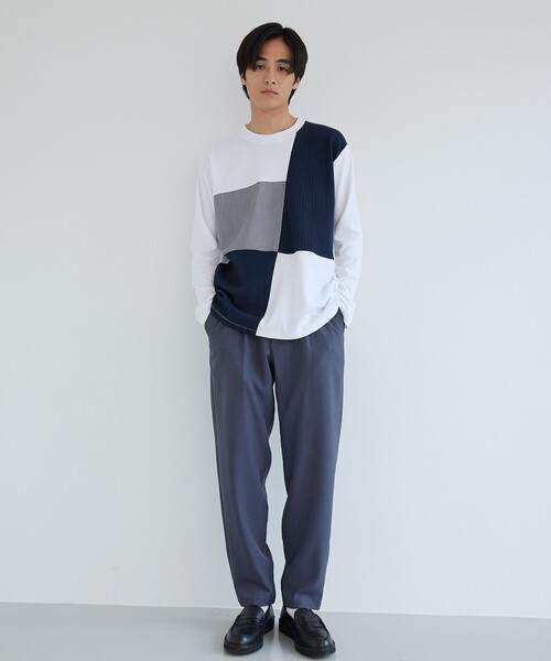 THE SHOP TK （ザ ショップ ティーケー ）の「【CAVIAN/キャビアン】リサイクルシャークスキンイージーパンツ セットアップ可（その他パンツ・メンズ・ブルーグリーン/ブラック/チャコールグレー/ブルー系その他・04/03/02/01）」の9枚目の写真