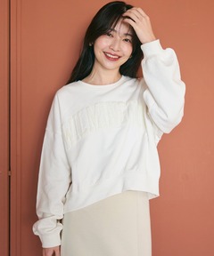 スローブイエナ　LE METROスウェット　ル・メトロ　白　ホワイト　トレーナー セール】《WEB限定/追加3》LE METROスウェット（スウェット