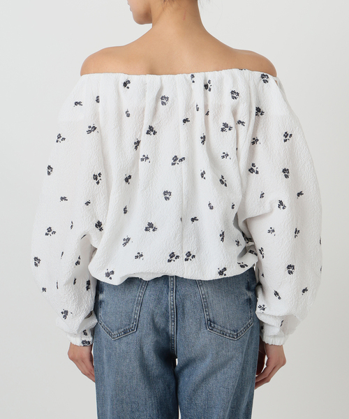 エンブロイダリー2WAYネックブラウス セール】【洗える】エンブロイダリー2WAYネックブラウス（シャツ