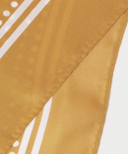 BAYFLOW（ベイフロー）の「70×70 バンダナ柄スカーフ（バンダナ/スカーフ・レディース・ベージュ/マスタード/ブラック・FREE）」の21枚目の写真