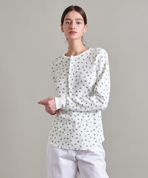 LOEFF（ロエフ）の「＜LOEFF＞ブルーベリー サーマル ヘンリーネック