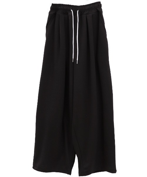 ISOOK(アイスー)の「コットンワイドワークパンツ(kiharu select) / シェフパンツ イージーパンツ バレルレッグ バレルパンツ コクーン ルーズ 総ゴム(チノパンツ・レディース・アイボリー/ブラック・FREE)」の18枚目の写真