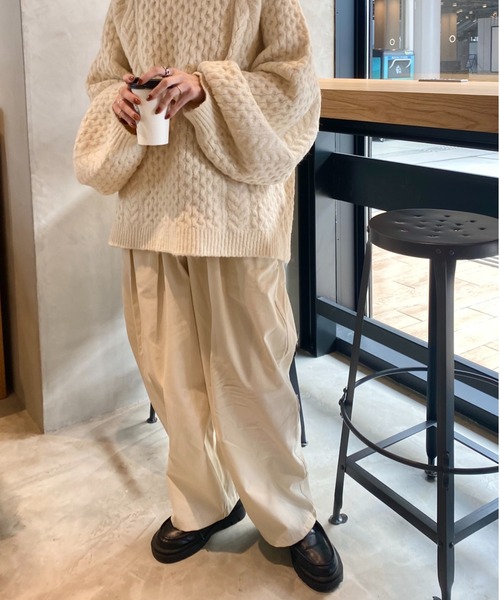 *関税・送料込*【PATOU】ハイライズコットンワイドレッグパンツ Patou | レディス パンツ＆スカート、上質でシックなジーンズ