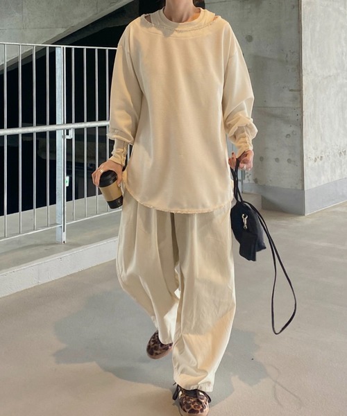*関税・送料込*【PATOU】ハイライズコットンワイドレッグパンツ Patou | レディス パンツ＆スカート、上質でシックなジーンズ