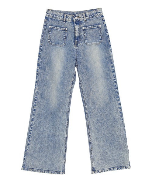 titivate（ティティベイト）の「フロントポケットスリムフレアデニムパンツ（デニムパンツ・レディース・グレー/ブルー・XL/L/M/S/SP）」の20枚目の写真