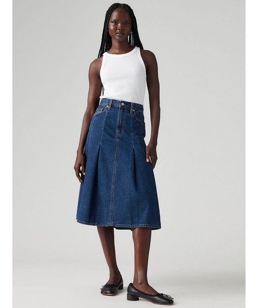 Levi's デニムスカート Levi's/リーバイス PLEATED ミニスカート