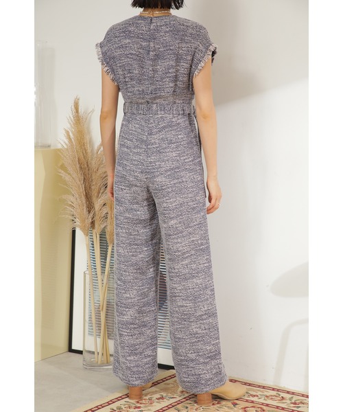 ROSE BUD（ローズバッド）の「オケージョンツイードコンビネゾン（つなぎ/オールインワン・レディース・ブラック/ネイビー・M/S）」の13枚目の写真