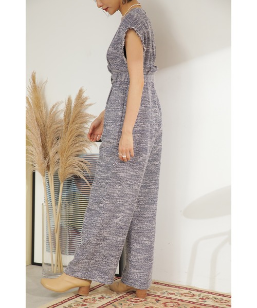 ROSE BUD（ローズバッド）の「オケージョンツイードコンビネゾン（つなぎ/オールインワン・レディース・ブラック/ネイビー・M/S）」の14枚目の写真