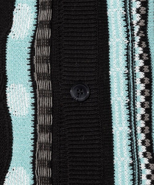 FREAK'S STORE(フリークスストア)の「ビックシルエット クージーニットカーディガン(カーディガン/ボレロ・メンズ・グリーン/イエロー・MEDIUM/LARGE)」の13枚目の写真