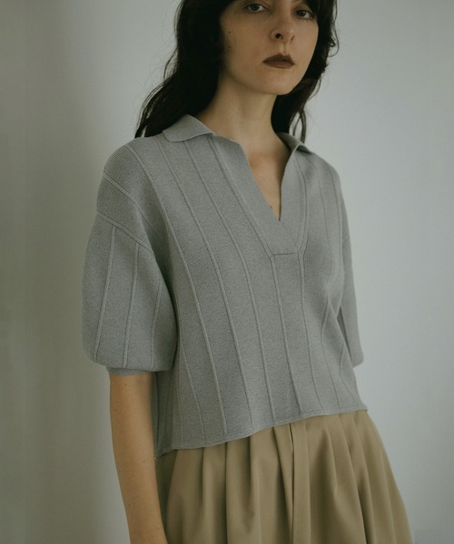 セール】KNIT POLO TOPS（ニット/セーター）｜MANOF（マノフ）の