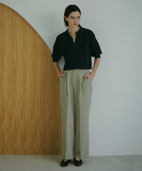 セール】KNIT POLO TOPS（ニット/セーター）｜MANOF（マノフ）の