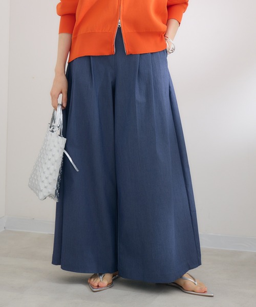 KATHARINE ROSS（キャサリンロス）の「【KATHARINE ROSS】トリプルタックワイドパンツ（その他パンツ・レディース・ネイビー/ブラック・MEDIUM）」の21枚目の写真