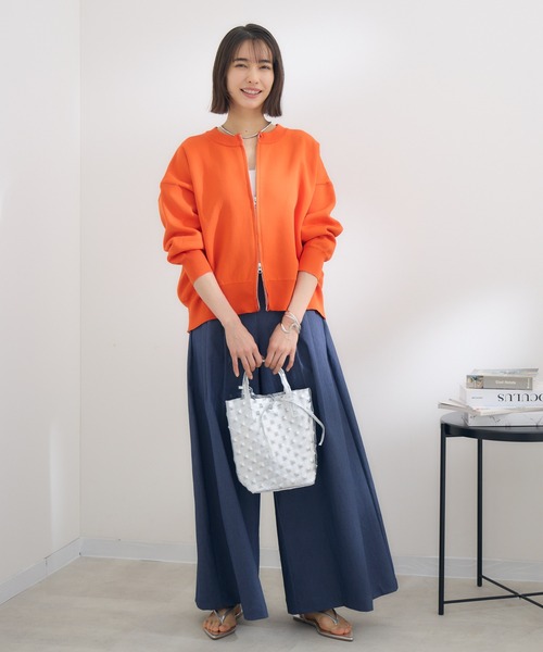 KATHARINE ROSS（キャサリンロス）の「【KATHARINE ROSS】トリプルタックワイドパンツ（その他パンツ・レディース・ネイビー/ブラック・MEDIUM）」の13枚目の写真