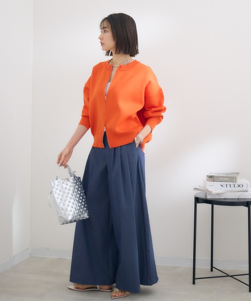 KATHARINE ROSS（キャサリンロス）の「【KATHARINE ROSS】トリプルタックワイドパンツ（その他パンツ・レディース・ネイビー/ブラック・MEDIUM）」の17枚目の写真