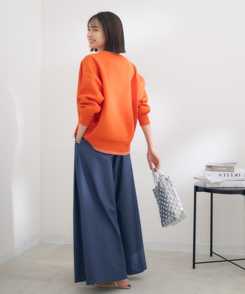 KATHARINE ROSS（キャサリンロス）の「【KATHARINE ROSS】トリプルタックワイドパンツ（その他パンツ・レディース・ネイビー/ブラック・MEDIUM）」の18枚目の写真