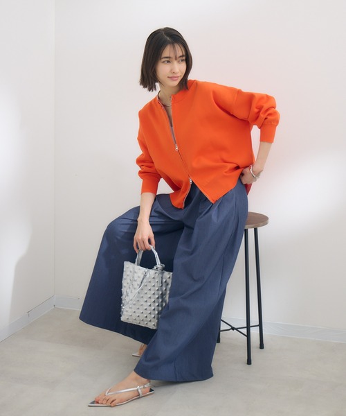 KATHARINE ROSS（キャサリンロス）の「【KATHARINE ROSS】トリプルタックワイドパンツ（その他パンツ・レディース・ネイビー/ブラック・MEDIUM）」の20枚目の写真