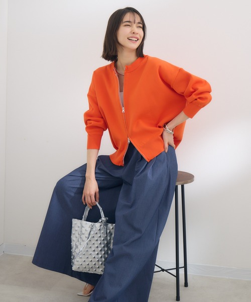 KATHARINE ROSS（キャサリンロス）の「【KATHARINE ROSS】トリプルタックワイドパンツ（その他パンツ・レディース・ネイビー/ブラック・MEDIUM）」の12枚目の写真