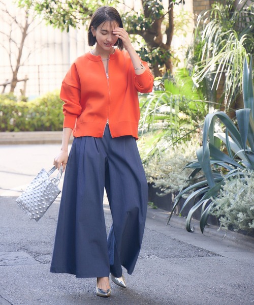 KATHARINE ROSS（キャサリンロス）の「【KATHARINE ROSS】トリプルタックワイドパンツ（その他パンツ・レディース・ネイビー/ブラック・MEDIUM）」の5枚目の写真