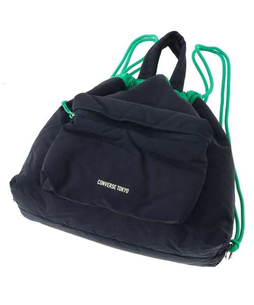 CONVERSE TOKYO(コンバーストウキョウ)の「2WAY NYLON PADDED TOTE BAG & BACKPACK(トートバッグ・レディース・ネイビー/ブラック/カーキ・FREE)」の12枚目の写真
