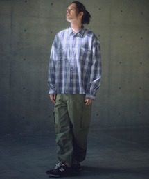 ADAMPATEK/check looose shirt（チェックルーズシャツ）/AP2515009