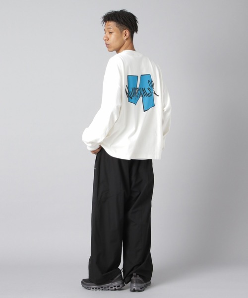 NUMERALS（ヌメラルズ）の「【NUMERALS】グラフィックTEE（Tシャツ/カットソー・メンズ・ブラック/オフホワイト・MEDIUM/LARGE）」の3枚目の写真