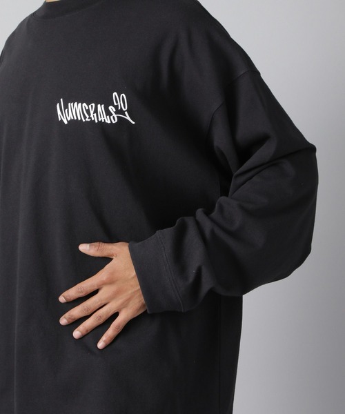 NUMERALS（ヌメラルズ）の「【NUMERALS】グラフィックTEE（Tシャツ/カットソー・メンズ・ブラック/オフホワイト・MEDIUM/LARGE）」の13枚目の写真
