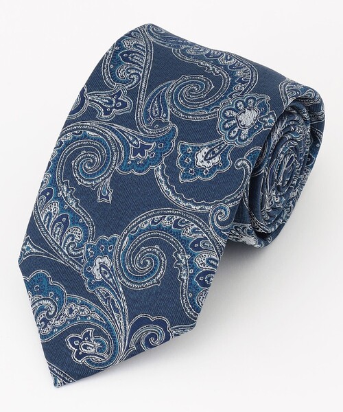 J.PRESS（ジェイプレス）の「【LUXURY SILK】ペイズリー ネクタイ（ネクタイ・メンズ・ブラック系7/ライトグレー系7/ネイビー系7・F）」の3枚目の写真