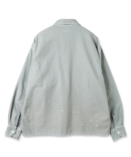 JIEDA(ジエダ)の「PIGMENT PAINTING SHIRT(シャツ/ブラウス・メンズ・サックスブルー/ブラック・1/2)」の4枚目の写真