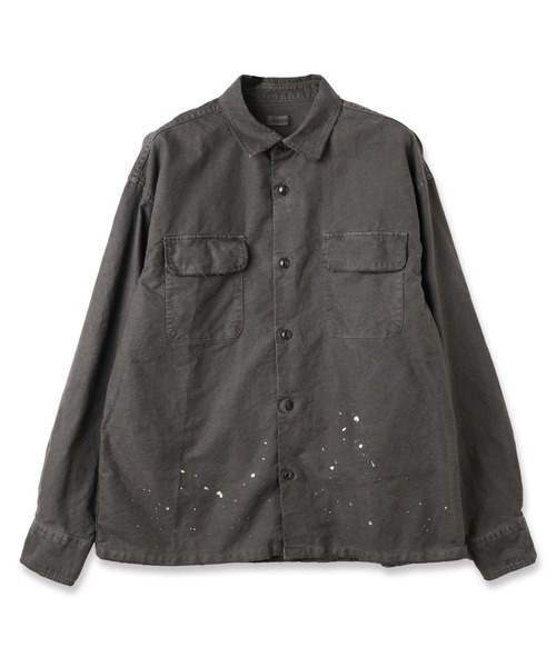 JIEDA(ジエダ)の「PIGMENT PAINTING SHIRT(シャツ/ブラウス・メンズ・サックスブルー/ブラック・1/2)」の5枚目の写真