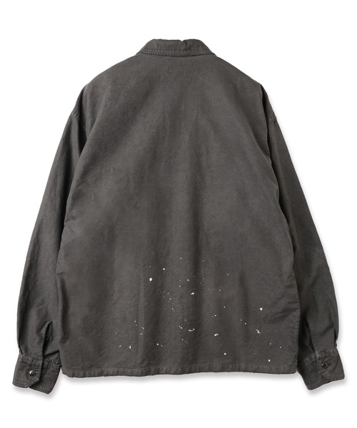 JIEDA(ジエダ)の「PIGMENT PAINTING SHIRT(シャツ/ブラウス・メンズ・サックスブルー/ブラック・1/2)」の6枚目の写真