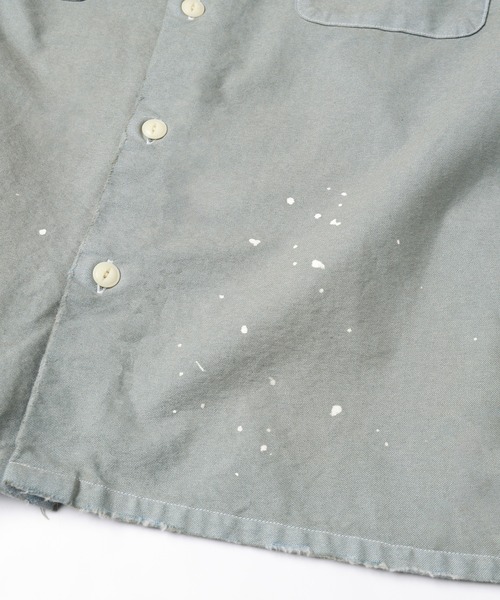 JIEDA(ジエダ)の「PIGMENT PAINTING SHIRT(シャツ/ブラウス・メンズ・サックスブルー/ブラック・1/2)」の9枚目の写真