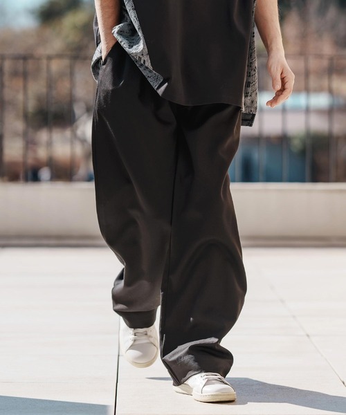 mp13385-ワイドスラックスパンツ（スラックス）｜CAMBIO（カンビオ）の