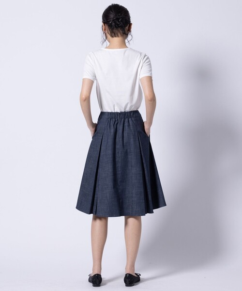 TOCCA（トッカ）の「HALLMARK FLOCKY LOGO TEE Tシャツ（Tシャツ/カットソー・レディース・アイボリー系/ブルー系/ベージュ系・SMALL/MEDIUM）」の14枚目の写真