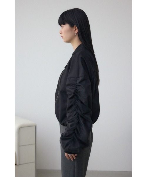 チュールドッキングブルゾン（ブルゾン）｜AZUL BY MOUSSY（アズール