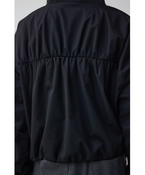 AZUL by moussy(アズールバイマウジー)の「チュールドッキングブルゾン 春服 秋服(ブルゾン・レディース・アイボリー/ブラック/グレー・FREE)」の12枚目の写真